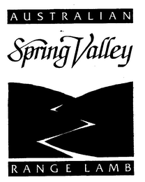 AUSTRALIAN SPRING VALLEY RANGE LAMB logo