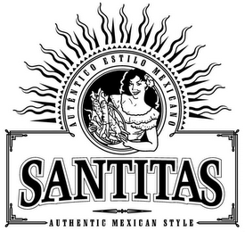 AUTENTICO ESTILO MEXICANO SANTITAS AUTHENTIC MEXICAN STYLE logo