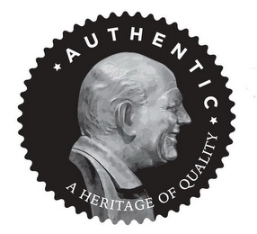 AUTHENTIC A HERITAGE OF QUALITY logo