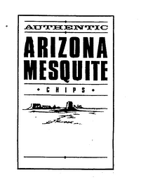 AUTHENTIC ARIZONA MESQUITE CHIPS logo