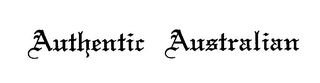 AUTHENTIC AUSTRALIAN logo