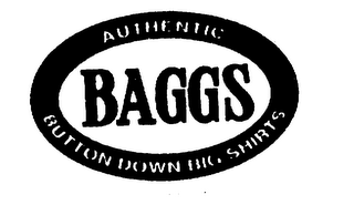 AUTHENTIC BAGGS BUTTON DOWN BIG SHIRTS logo