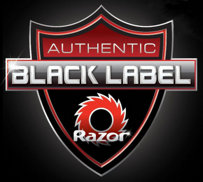 AUTHENTIC BLACK LABEL RAZOR logo