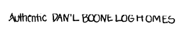 AUTHENTIC DAN'L BOONE LOG HOMES logo