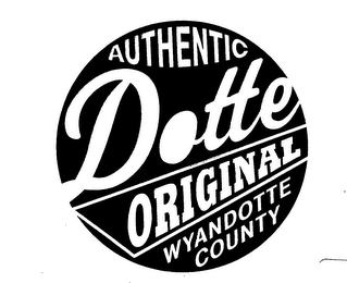 AUTHENTIC DOTTE ORIGINAL WYANDOTTE COUNTY logo