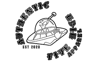 AUTHENTIC FIVE HIGH APPAREL EST 2020 logo