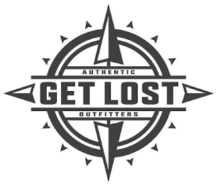 AUTHENTIC GET LOST OUTFITTERS logo