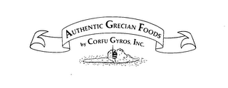 AUTHENTIC GRECIAN FOODS BY CORFU GYROS, INC. logo