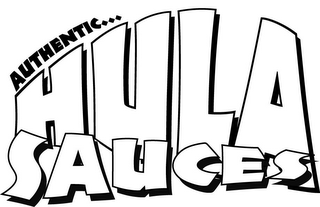AUTHENTIC . . . HULA SAUCES logo