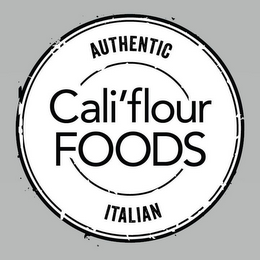 AUTHENTIC ITALIAN CALI'FLOUR FOODS logo