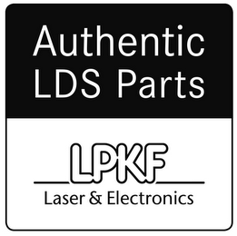 AUTHENTIC LDS PARTS LPKF LASER & ELECTRONICS logo
