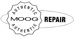 AUTHENTIC MOOG AUTHENTIC REPAIR logo