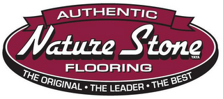 AUTHENTIC NATURE STONE FLOORING THE ORIGINAL · THE LEADER · THE BEST logo