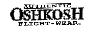 AUTHENTIC OSHKOSH FLIGHT WEAR logo