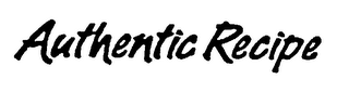 AUTHENTIC RECIPE logo