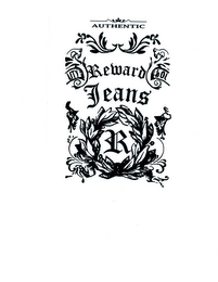 AUTHENTIC REWARD JEANS R logo