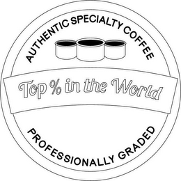 AUTHENTIC SPECIALTY COFFEE TOP % IN THE WORLD PROFESSIONALLY GRADED logo