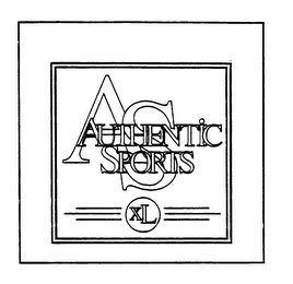 AUTHENTIC SPORTS XL logo