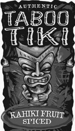 AUTHENTIC TABOO TIKI KAHIKI FRUIT SPICED logo
