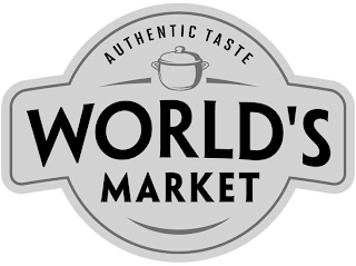 AUTHENTIC TASTE WORLD'S MARKET logo