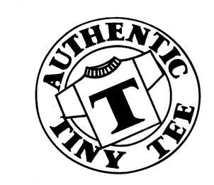 AUTHENTIC TINY TEE T logo