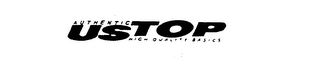 AUTHENTIC USTOP HIGH QUALITY BASICS logo