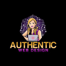 AUTHENTIC WEB DESIGN logo