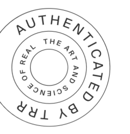 AUTHENTICATED BY TRR THE ART AND SCIENCE OF REAL logo