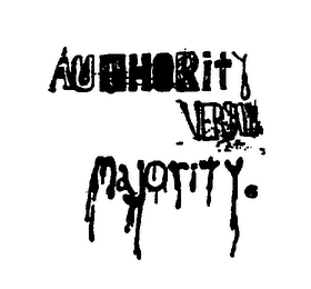 AUTHORITY VERSUS MAJORITY logo