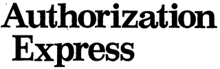 AUTHORIZATION EXPRESS logo