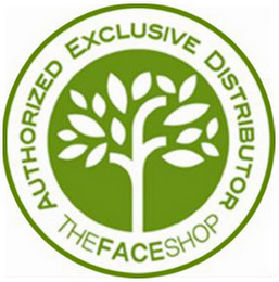 AUTHORIZED EXCLUSIVE DISTRIBUTOR THEFACESHOP logo