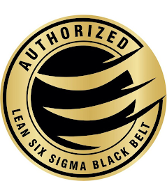 AUTHORIZED / LEAN SIX SIGMA BLACK BELT logo