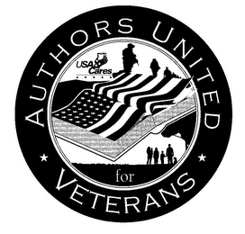 AUTHORS UNITED FOR VETERANS USACARES USA CARES logo
