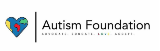 AUTISM FOUNDATION ADVOCATE. EDUCATE. LOVE. ACCEPT. logo