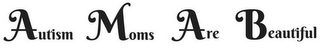 AUTISM MOMS ARE BEAUTIFUL logo
