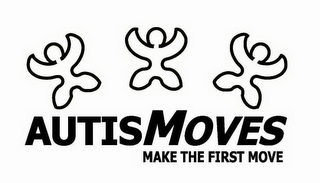 AUTISMOVES MAKE THE FIRST MOVE logo