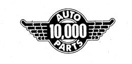 AUTO 10,000 PARTS logo