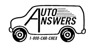 AUTO ANSWERS 1-800-CAR-CHEX logo
