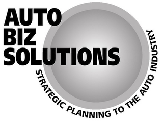 AUTO BIZ SOLUTIONS STRATEGIC PLANNING TO THE AUTO INDUSTRY logo