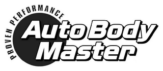 AUTO BODY MASTER PROVEN PERFORMANCE logo