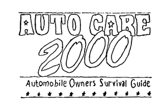 AUTO CARE 2000 AUTOMOBILE OWNERS SURVIVAL GUIDE logo