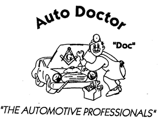 AUTO DOCTOR "DOC" "THE AUTOMOTIVE PROFESSIONALS" logo