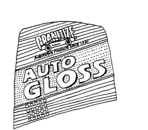AUTO GLOSS GRANITIZE AUTOMOTIVE PRODUCTS SINCE 1930 logo