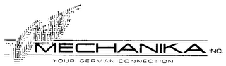 AUTO MECHANIKA INC. YOUR GERMAN CONNECTION logo