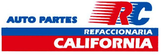 AUTO PARTES RC REFACCIONARIA CALIFORNIA logo