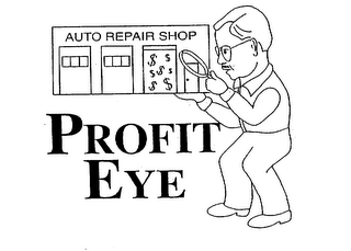 AUTO REPAIR $ $ $ $ $ $ $ PROFIT EYE logo