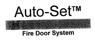 AUTO-SET FIRE DOOR SYSTEM logo