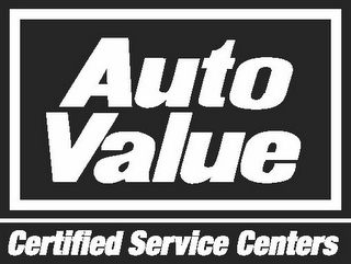 AUTO VALUE CERTIFIED SERVICE CENTERS logo