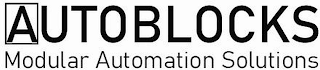 AUTOBLOCKS MODULAR AUTOMATION SOLUTIONS logo