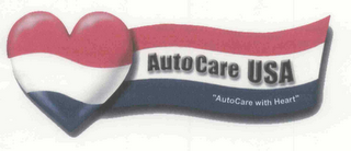 AUTOCARE USA "AUTOCARE WITH HEART" logo